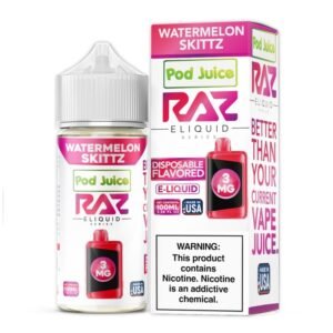 pod juice x raz watermelon skittz 100ml